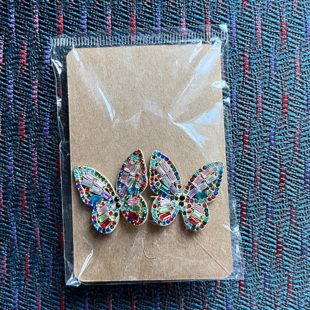 Colorful Butterfly Earrings